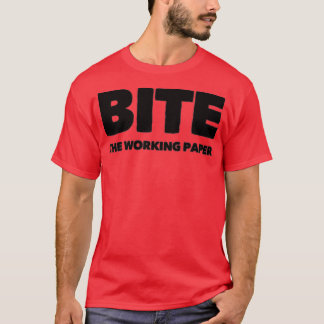 Beilegen des Arbeitspapiers T-Shirt