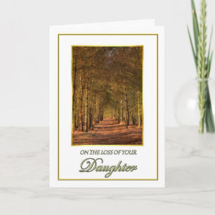 Beileid auf dem Kiefernweg Ca Karte