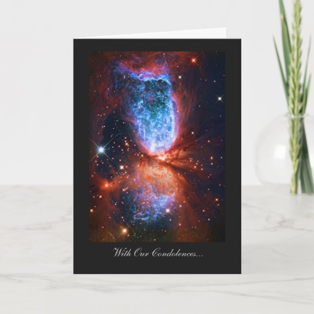 Beileid, Beileid, Trauer - Cygnus, Schwan Karte (Vorderseite)