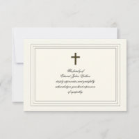 Beileid-Bestätigung