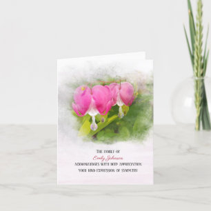 Beileid blutende Herzen Danke