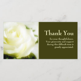 Beileid danken Ihnen Dankeskarte