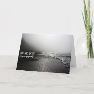 Beileid danken Ihnen zu kardieren Dankeskarte