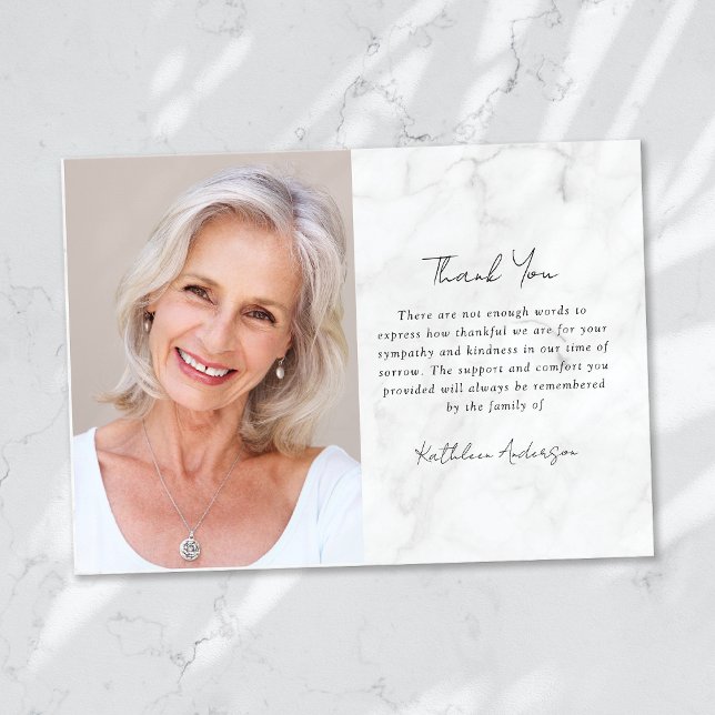 Beileid Foto Beerdigung Dankeskarte (Von Creator hochgeladen)