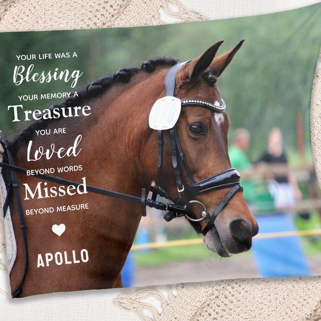 Beileid für das Sammeln von Fotos für Pferde Fleecedecke (Von Creator hochgeladen)