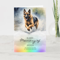 Beileid für den deutschen Schäferhund