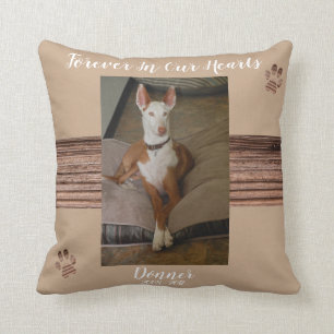Beileid für "Forever Hearts Memorial Pet Pillow" Kissen