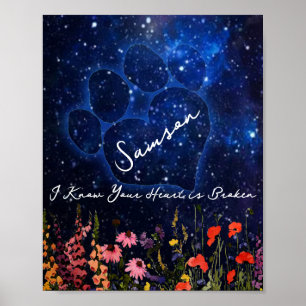 Beileid für Haustiere Poster