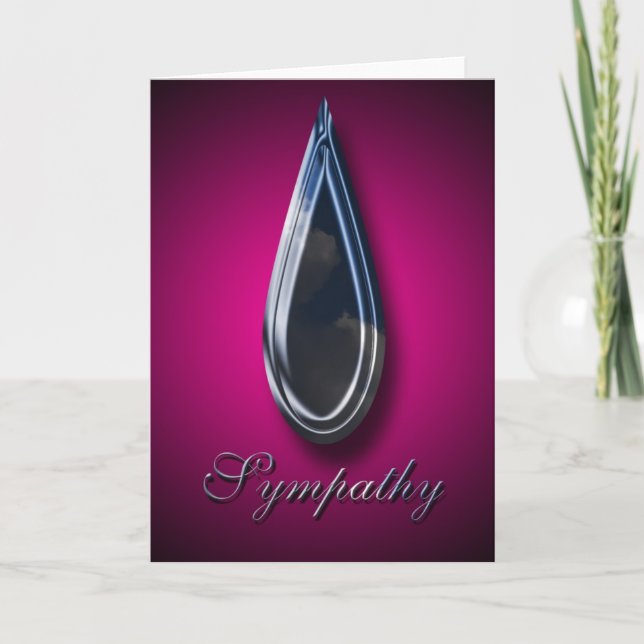 Beileid für Ihre Verlustkarte | Mit Beileid Karte (Vorderseite)