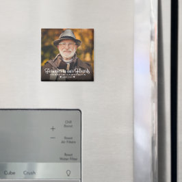 Beileid für immer in unserem Herz-Foto Magnet