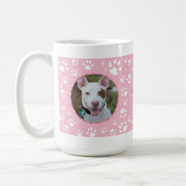 Beileid-Gedenkmal Ihre Fotos Pink drucken Kaffeetasse
