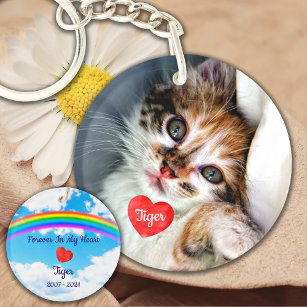 Beileid-Geschenk für Haustiere - Katze Lover - Ged Schlüsselanhänger