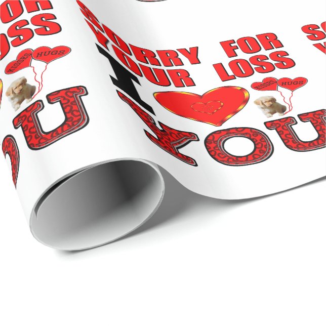 Beileid Geschenkpapier (Rolleneckpunkt)