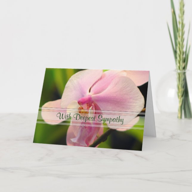 Beileid Grußkarte Karte (Vorderseite)