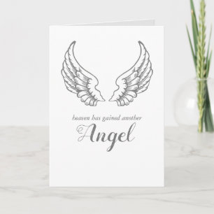 Beileid Heaven Angel   Religiöses Denken von Ihnen Karte