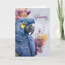 Beileid Hyacinth Macaw Lila Botanisch