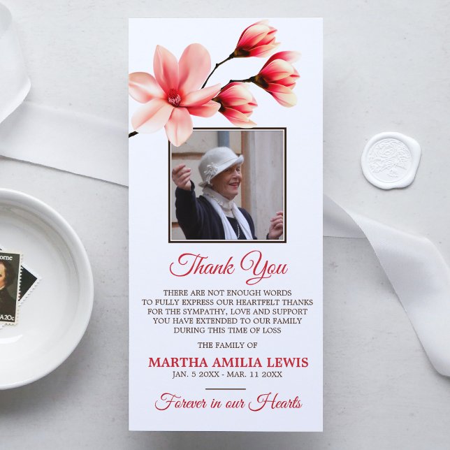 Beileid Love Memory Magnolia DANKE IHNEN Foto (Von Creator hochgeladen)