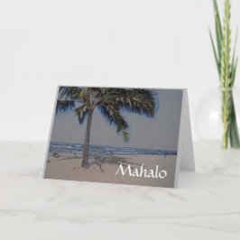 Beileid Mahalo aus der Familie Dankeskarte