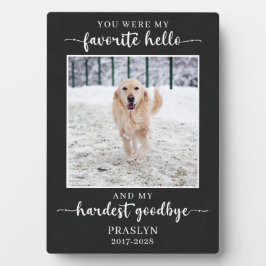 Beileid-Memorial Loss-Foto Fotoplatte