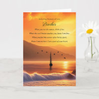 Beileid mit Sailboat Ozeane und Wasser