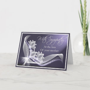 Beileid - Mutterverlust Karte