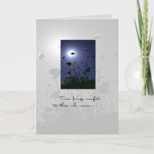 Beileid Navy Light of Hope Karte