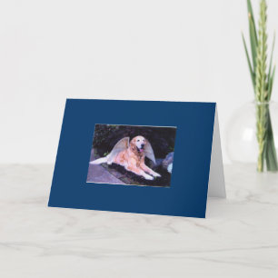 Beileid oder Rettungskarte (Hund) Karte