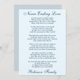 Beileid-Pocket Karte