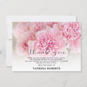 Beileid Rosa Nelken DANKE FOTO