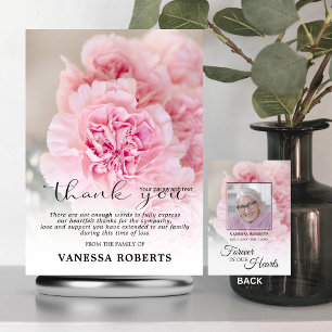 Beileid Rosa Nelken DANKE   FOTO