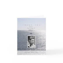 Beileid "Sea and Boat Foto" Vielen Dank