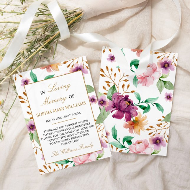 Beileid-Speicher mit Lila Rose dank Karte (Von Creator hochgeladen)