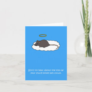 Beileid über den Verlust der braunen Hausmäuse Karte