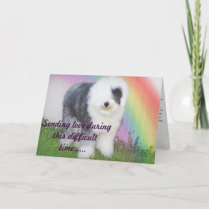 Beileid - Verlust eines Haustieres Karte