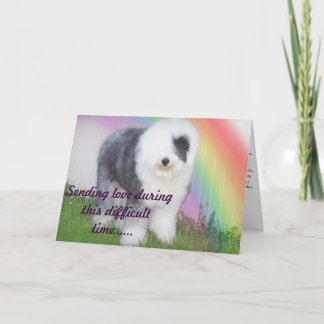 Beileid - Verlust eines Haustieres Karte