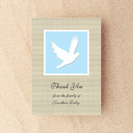 Beileid Vielen Dank, dass Sie eine Flachkarte habe Dankeskarte