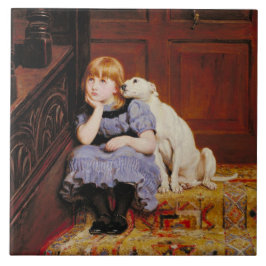 Beileid (von Briton Riviere) Fliese