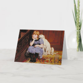 Beileid (von Briton Riviere) Karte