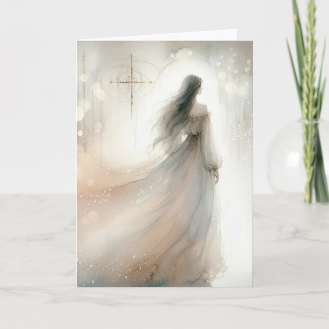 Beileid (weibliche Lieben) Karte (Vorderseite)