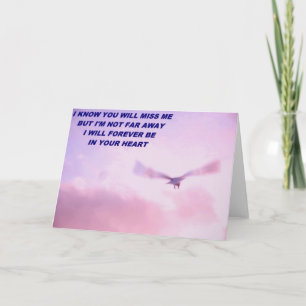 Beileid, werde ich Fräulein You_ Card Karte