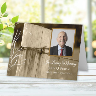 Beileid zur Beerdigung von Bauernhöfen Dankeskarte