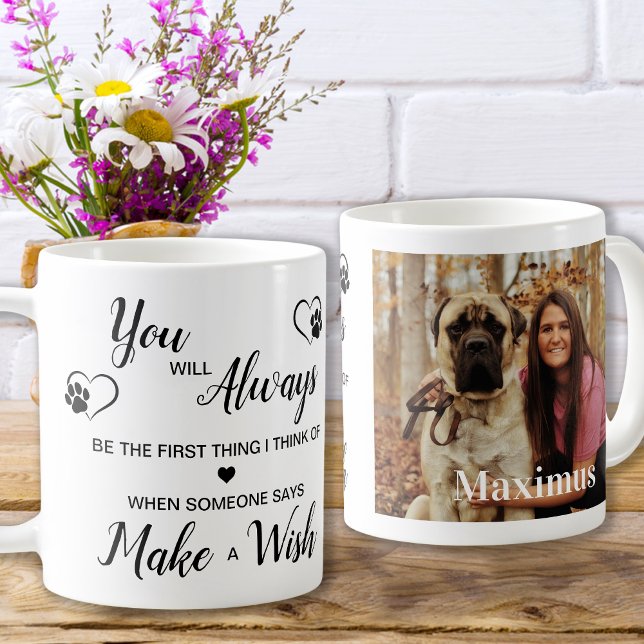 Beileid zur Erinnerung an Hunde-Foto Kaffeetasse (Von Creator hochgeladen)