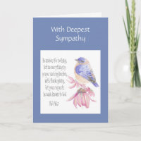 Beileid zur Förderung der Schrift frohe Bluebird