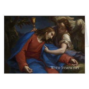 Beileids-Begräbnis- religiöser Jesus-Engel