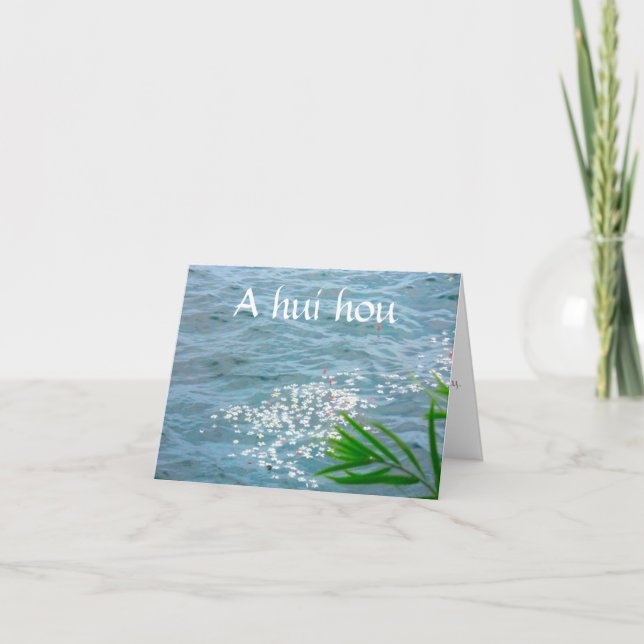 Beileids-Dankbarkeit Dankeskarte (Vorderseite)