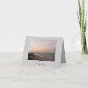 Beileids-Karte - "im Beileid" von mir Karte