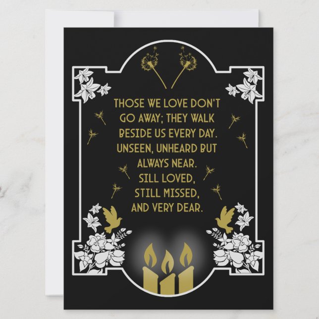 Beileidsbekundung (Vorderseite)