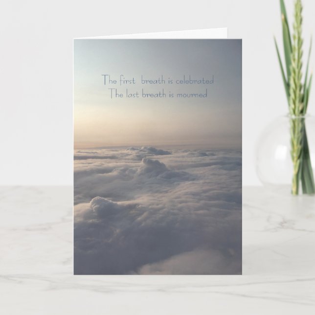 Beileidsbekundung Karte (Vorderseite)