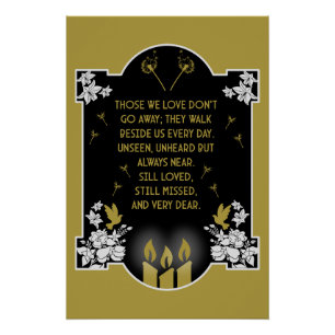 Beileidsbekundung Poster