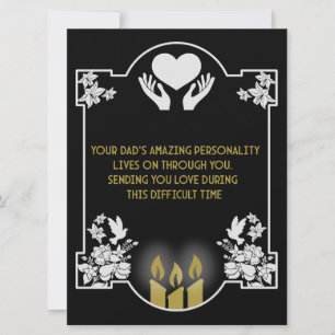 Beileidsbekundung Vater